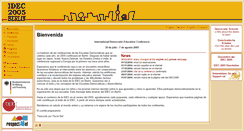 Desktop Screenshot of es.idec2005.org
